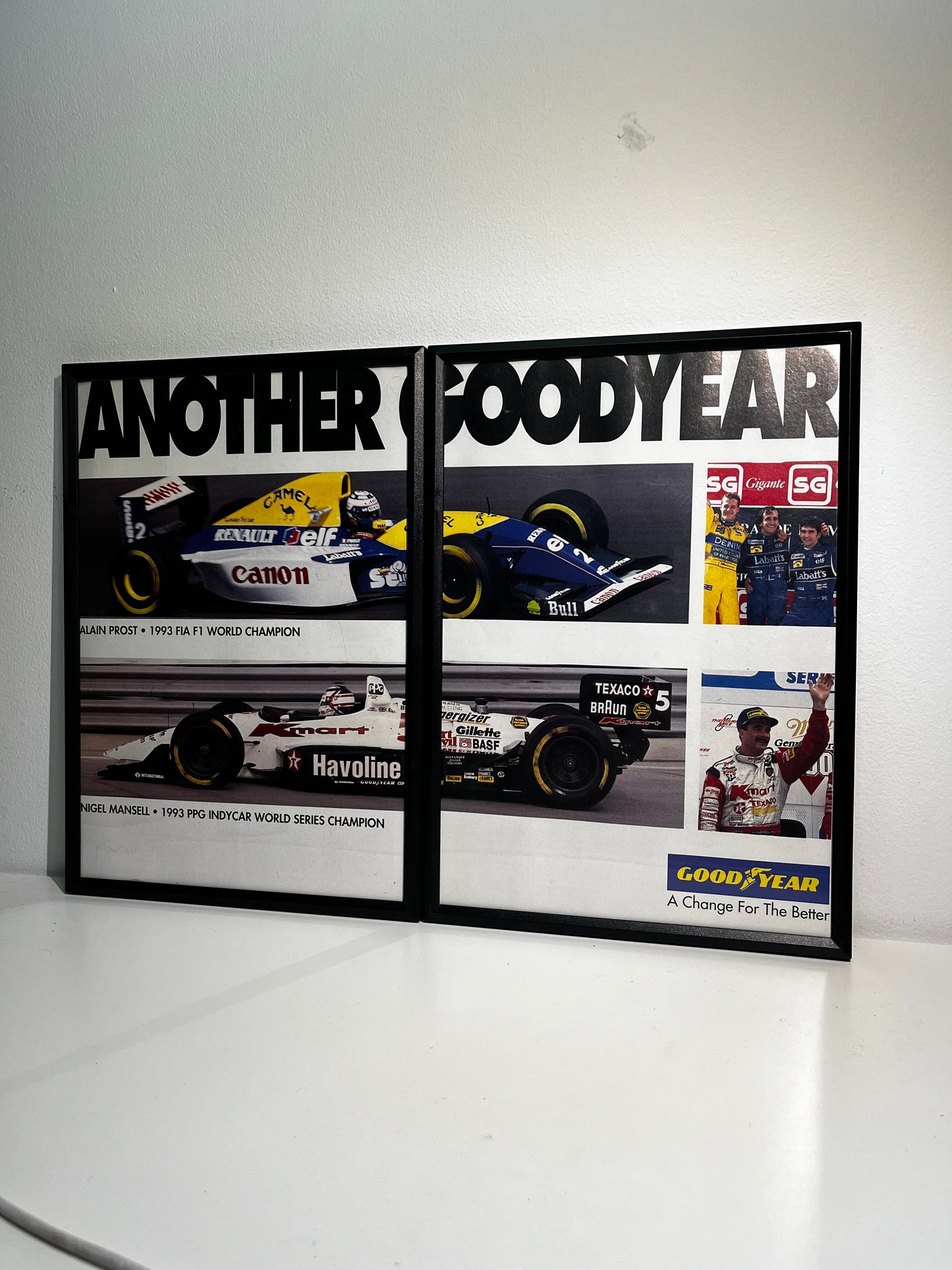 Original 90s Goodyear Tyres x F1 Advert