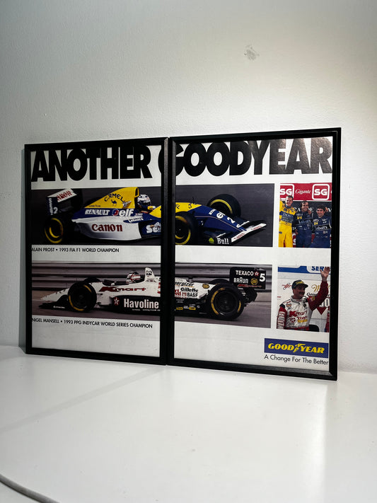 Original 90s Goodyear Tyres x F1 Advert