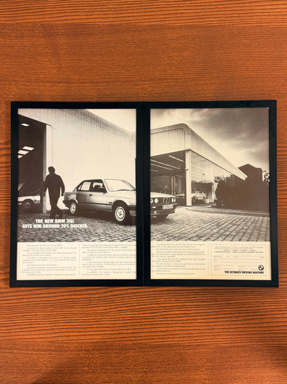 Original BMW E30 318i 3 series Advert - 1980s