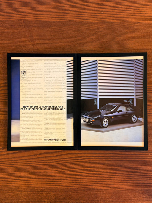 Original Porsche 944s Advert - 1980s