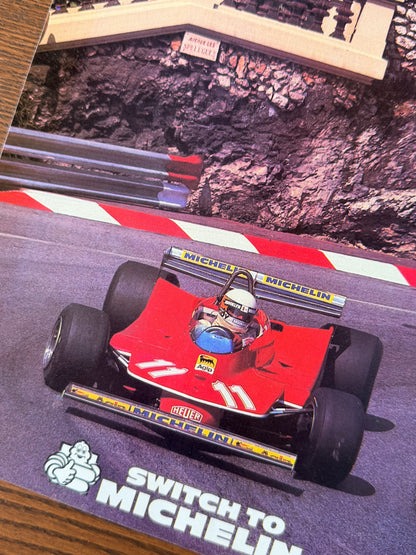 Original Michelin Ferrari Monaco F1 Advert - 1980’s