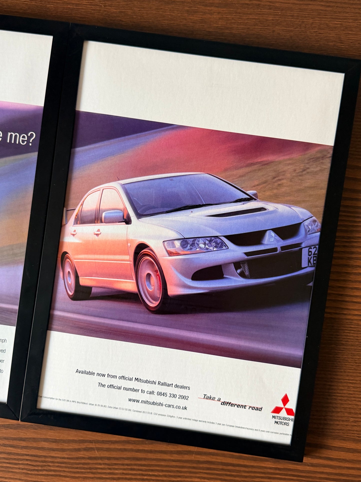 Original Vintage Mitsubishi Evo Advert - 1990s