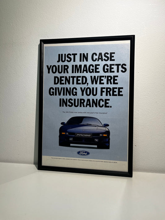 RARE Original Ford Probe Advert - 1990s