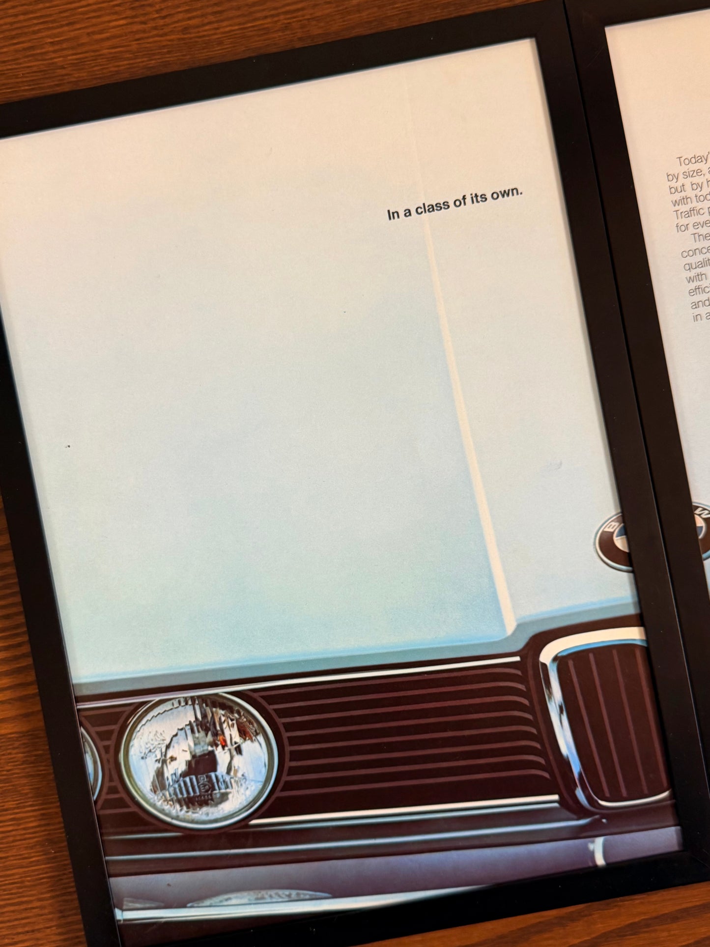 Original BMW E28 520i 5 Series Advert - 1980s