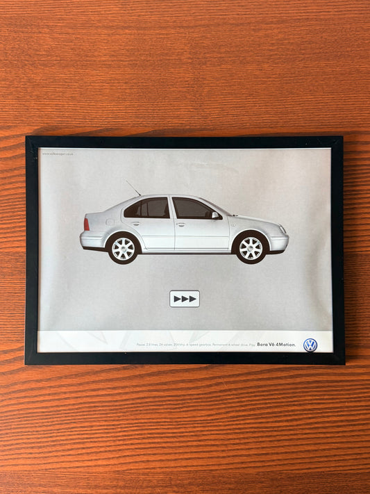 Original Volkswagen Bora Advert - 2001