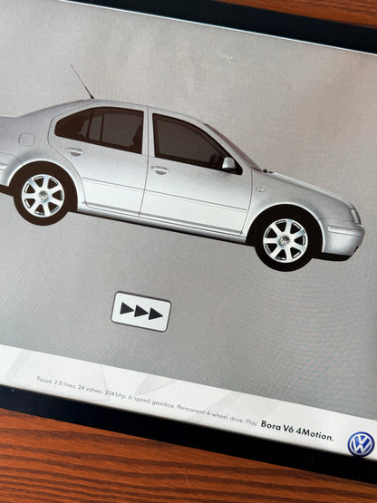 Original Volkswagen Bora Advert - 2001