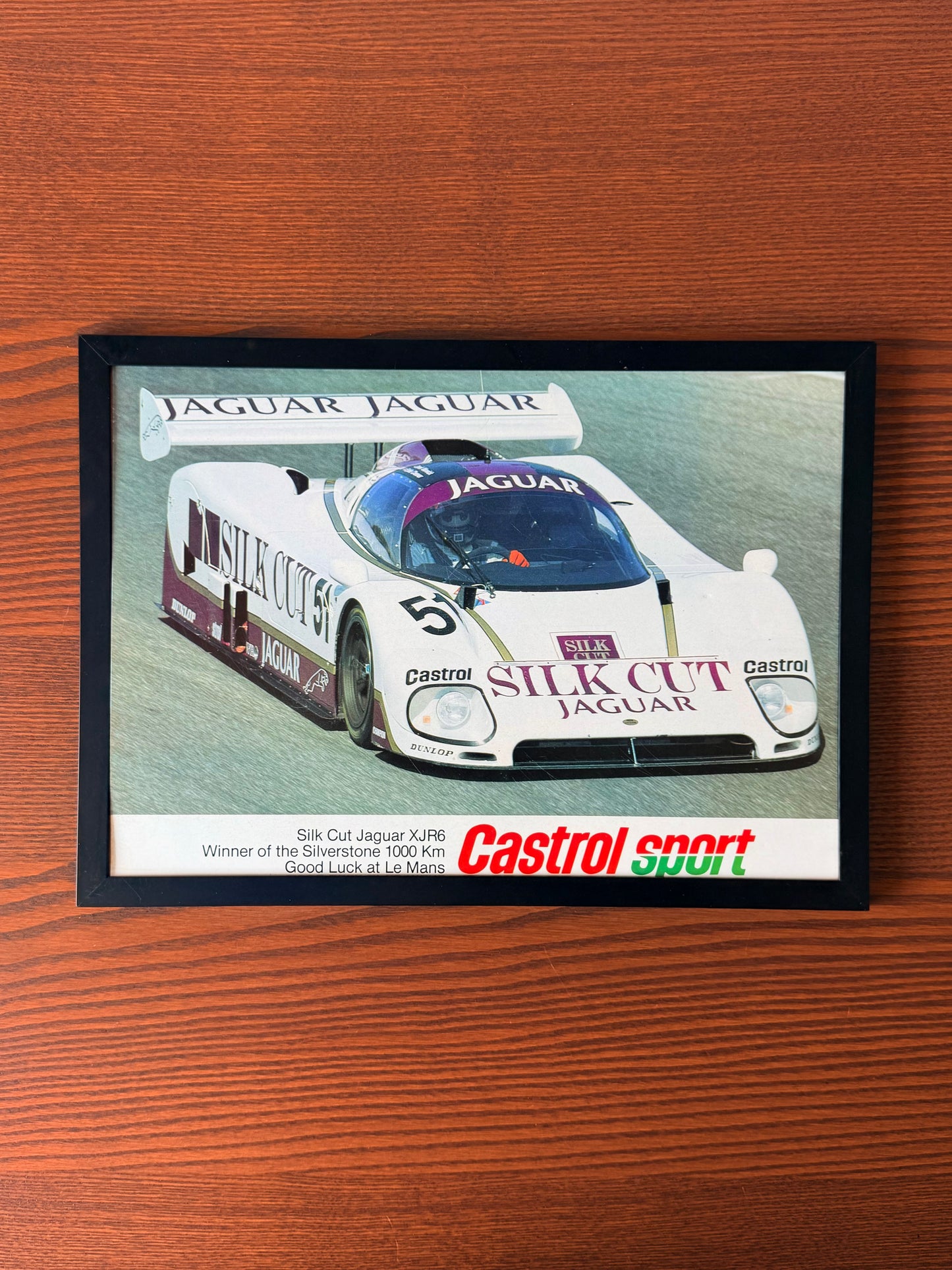 Original Jaguar XJR6 Silk Cut Advertisement- 1980s