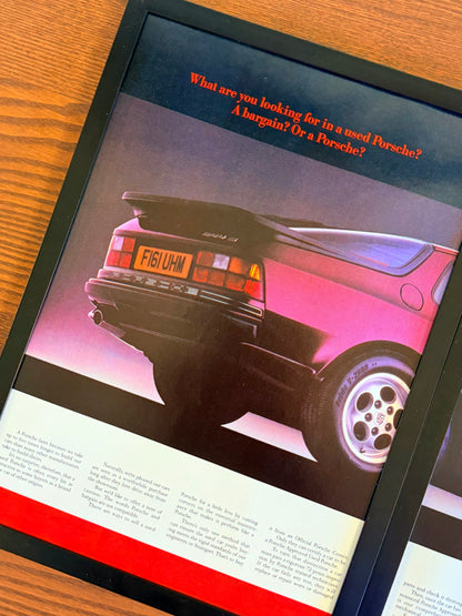 Original Porsche 944s Advert - 1980s