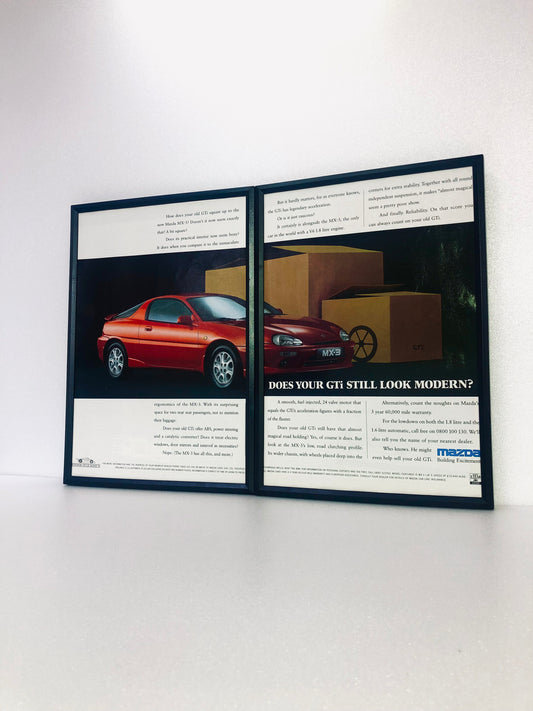 Rare Original Mazda MX-3 Advert - 1991
