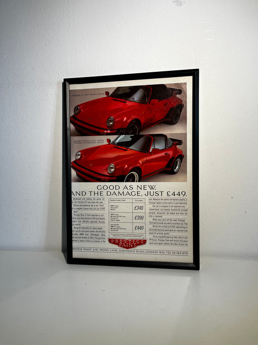 Original Porsche 911 Advert - 1980s