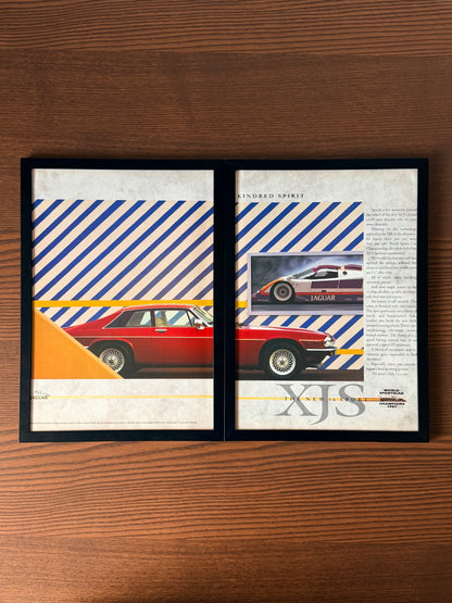 Original Jaguar XJS Le Mans Advert - 1980s