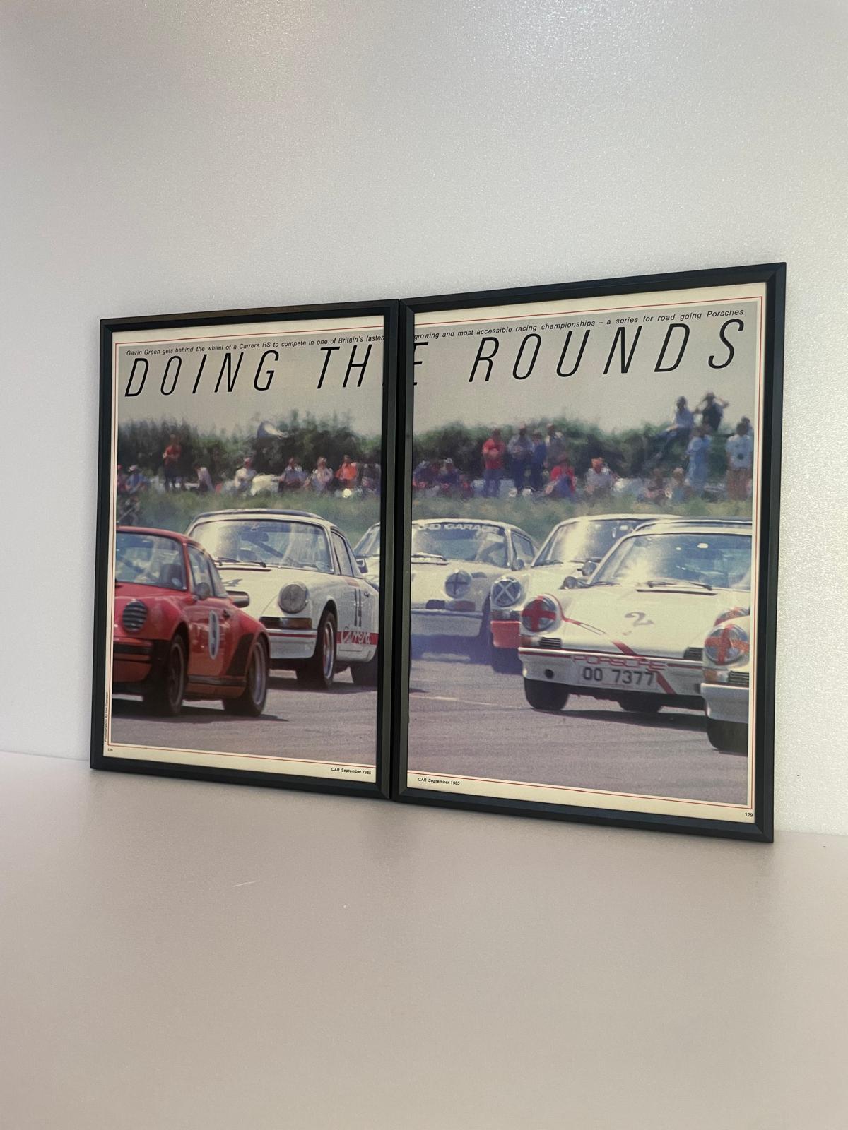 Original Vintage Porsche Carrera RS -'Doing The Rounds' - 1985