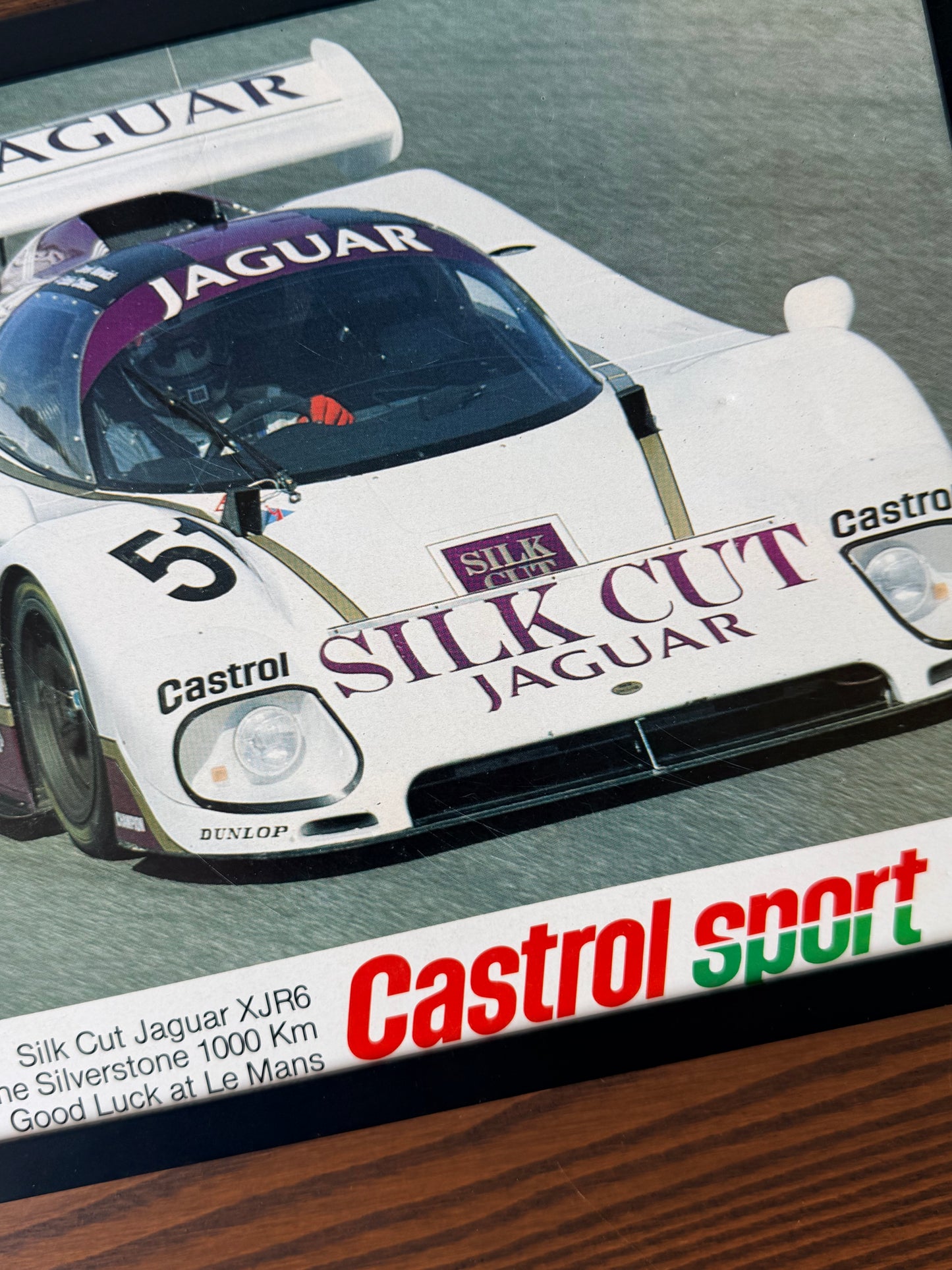 Original Jaguar XJR6 Silk Cut Advertisement- 1980s