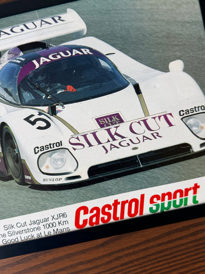 Original Jaguar XJR6 Silk Cut Advertisement- 1980s