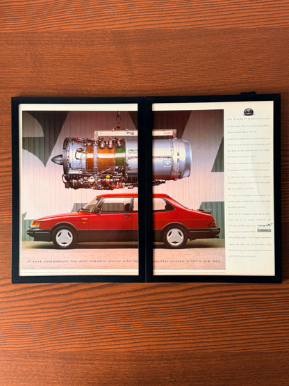 Original Saab 900 Advertisement - 1980s