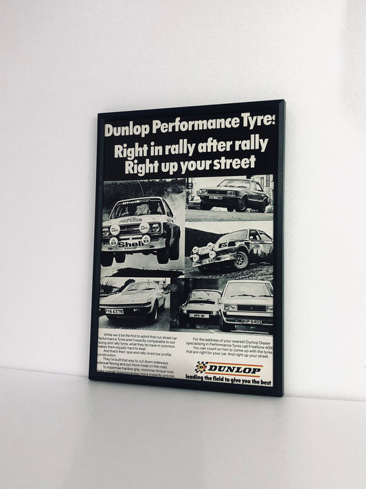 Rare Original Dunlop Advert - 1980s