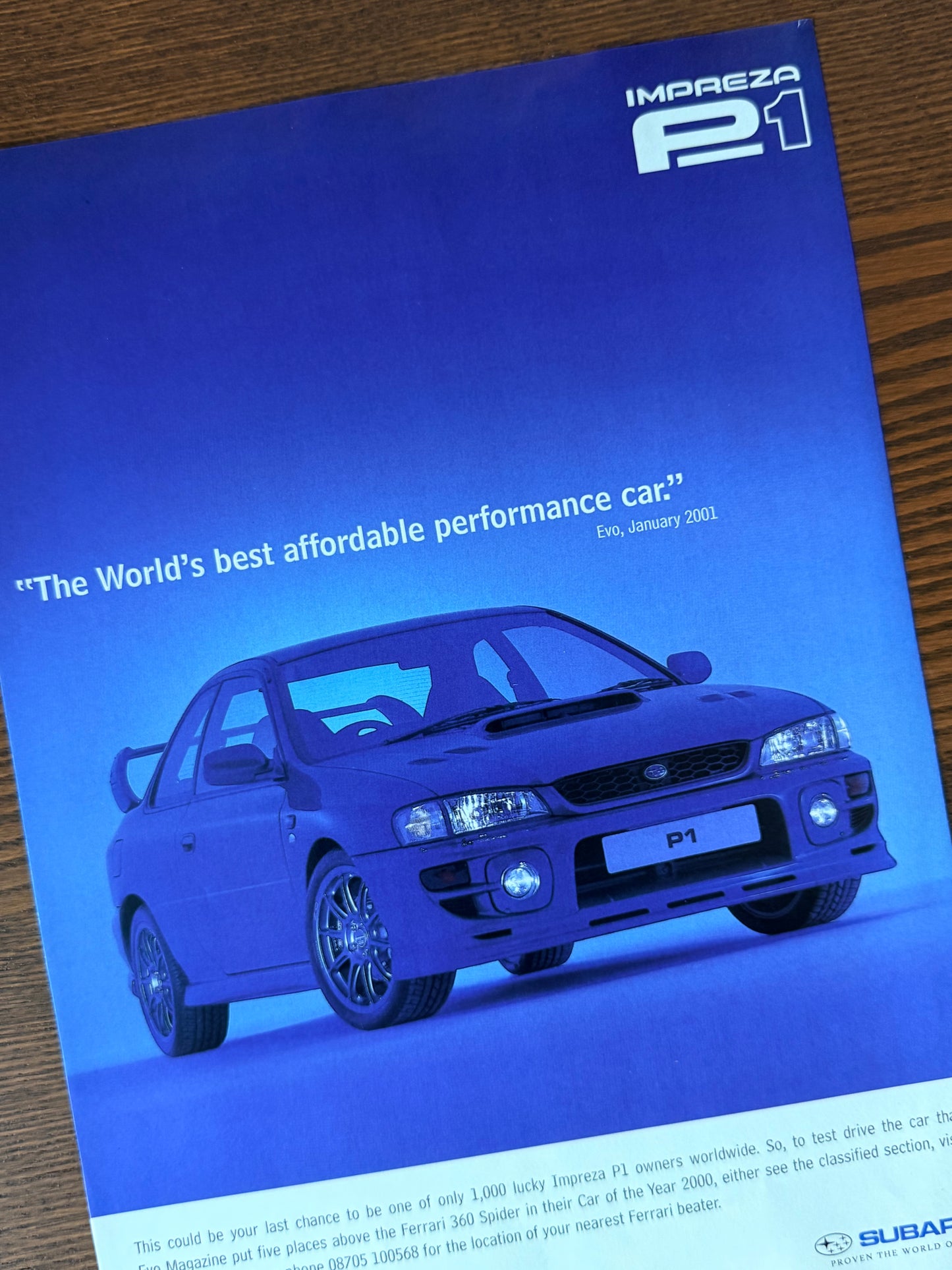 Original Subaru Impreza P1 Advert- 90s