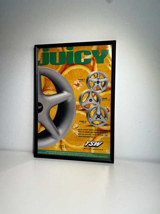 Original TSW Alloys Advert  - 'JUICY' - 1995