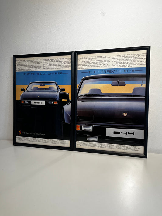 Vintage porsche advert
