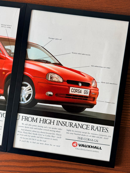 Original Vauxhall Corsa GSi Advert - 1990s