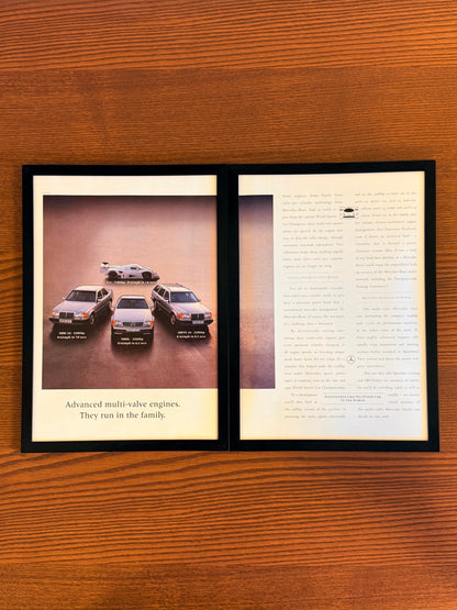 Original Mercedes 500sl, 300e, 300te, C11 Advert - 1990s