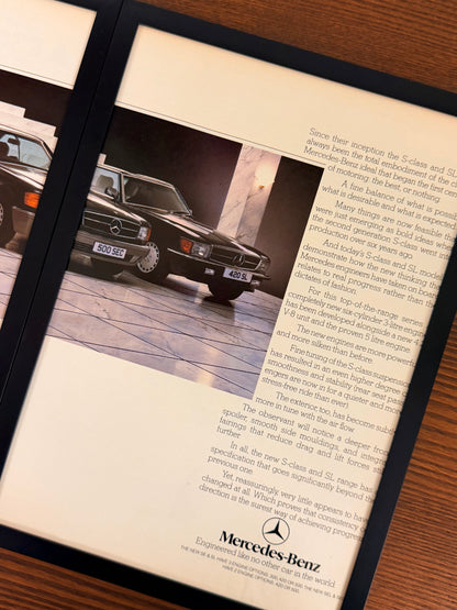 Original Mercedes S Class Advert - 1980s