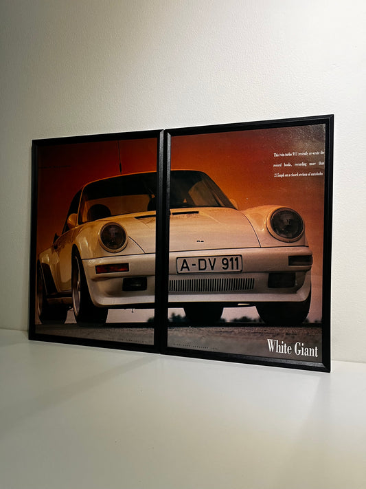 Original Porsche Turbo Advert - 1990s