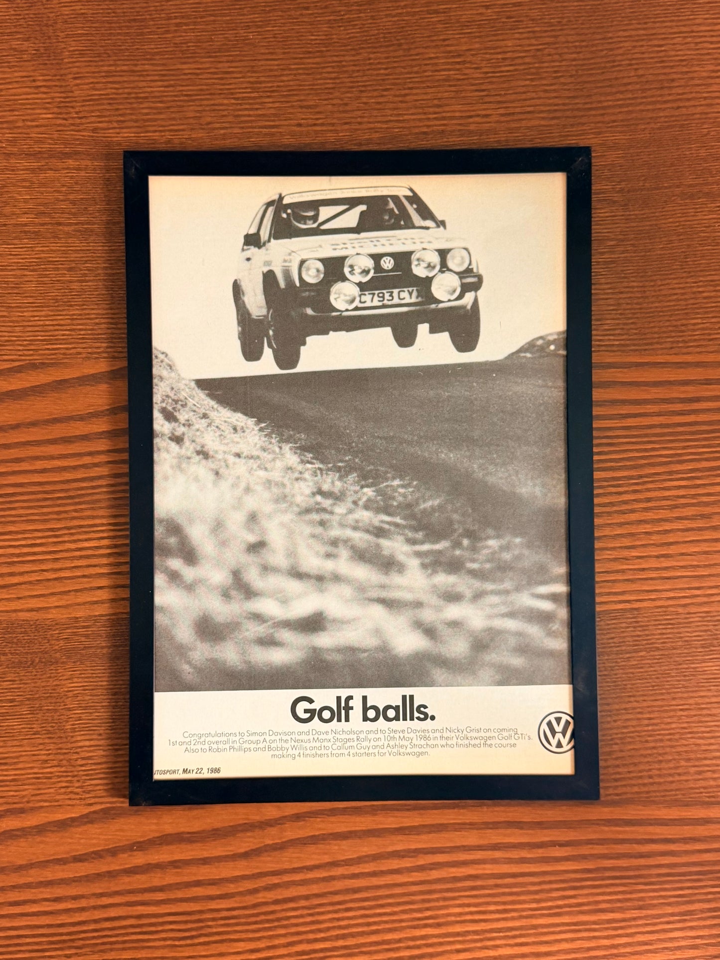 Original Volkswagen Mk1 Golf Advert - 1980s