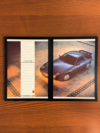 Original Porsche 928s Advert - 1980s