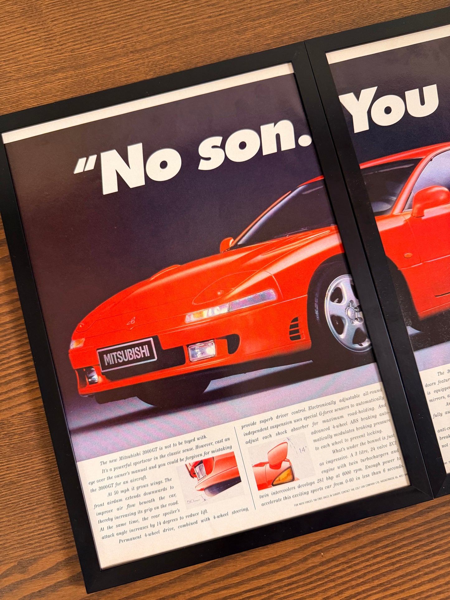 Original Mitsubishi 3000GT Advert - 1990s
