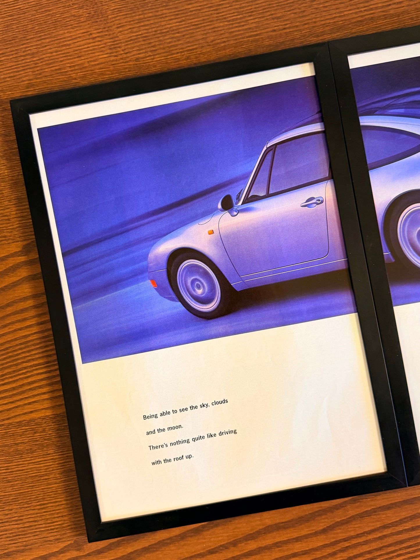 Original Porsche 911 Targa Advert - 1990s