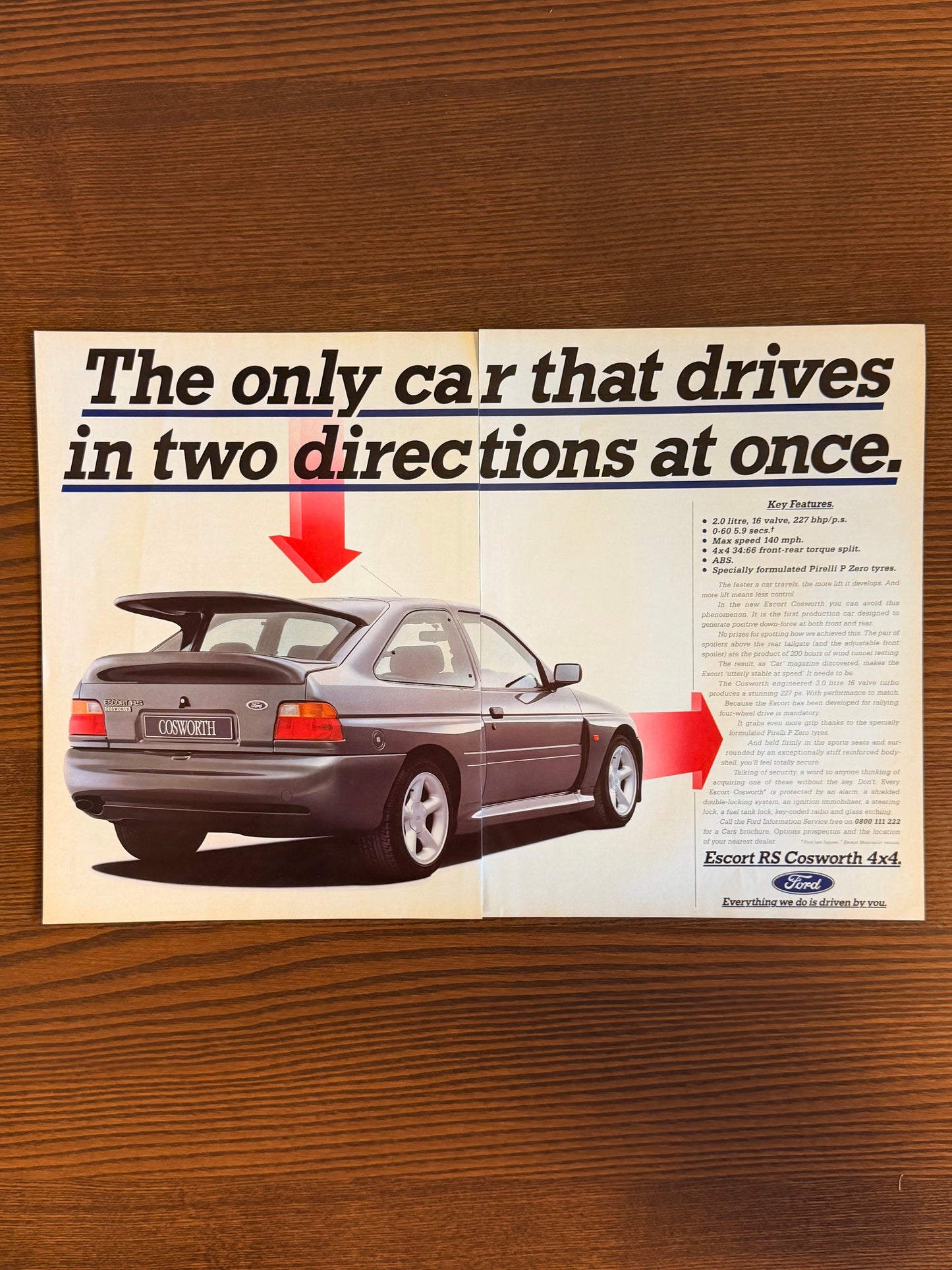 Original Ford Escort Cosworth RS Advert - 1990’s