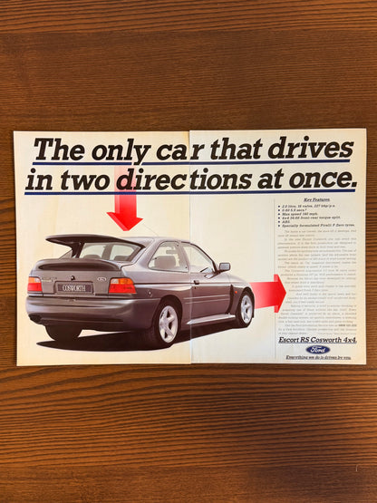 Original Ford Escort Cosworth RS Advert - 1990’s