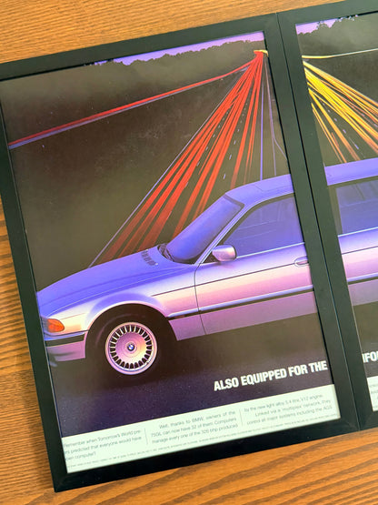 Original BMW E38 7 Series v12 Advert - 1990s