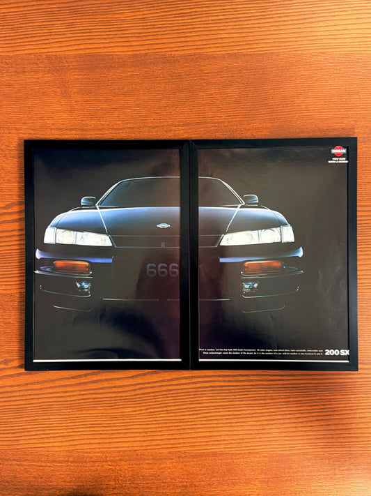Original Nissan Silvia 200sx S14  Advert - 1990s