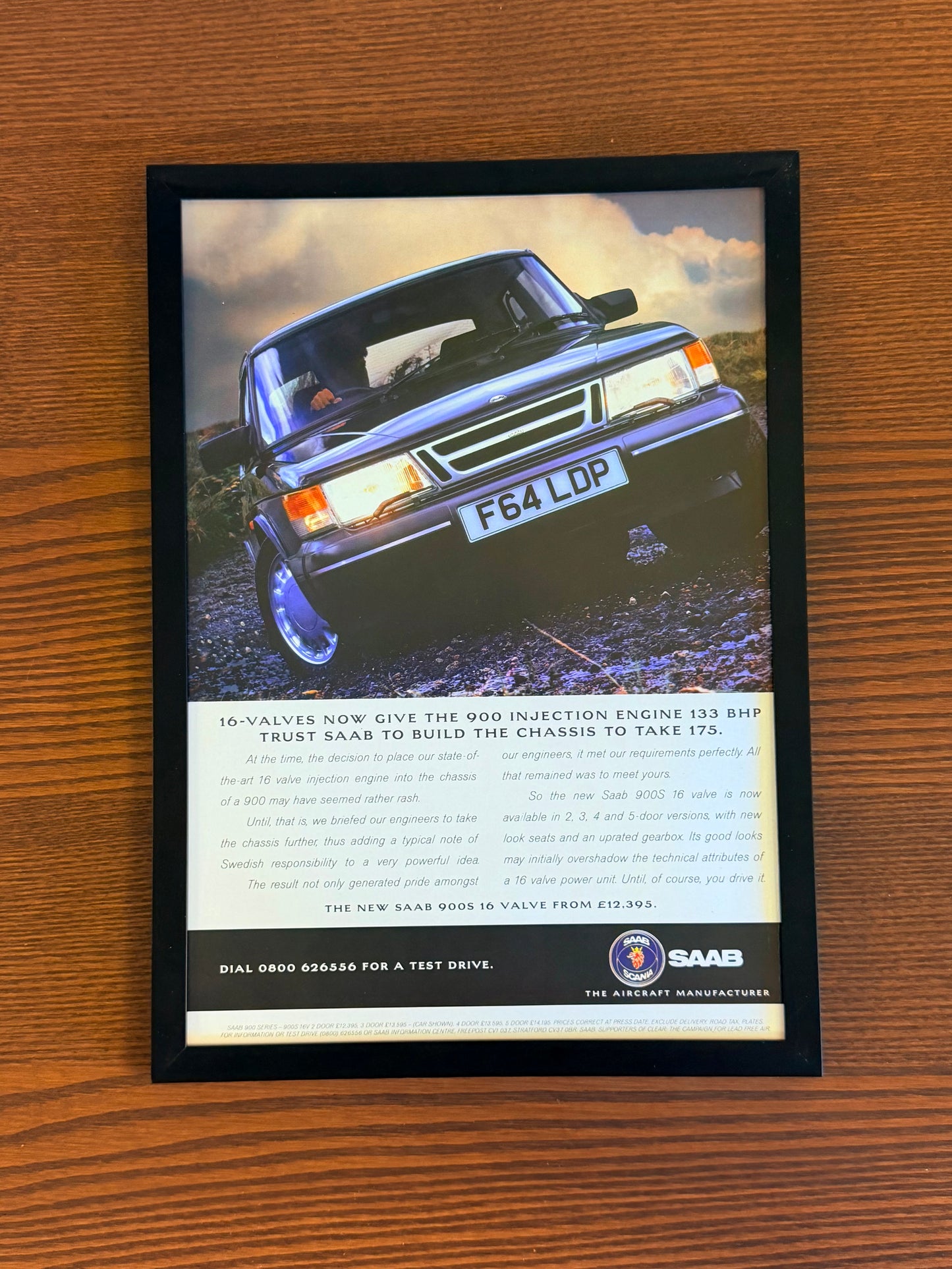 Original Saab 900 Advert - 1980s