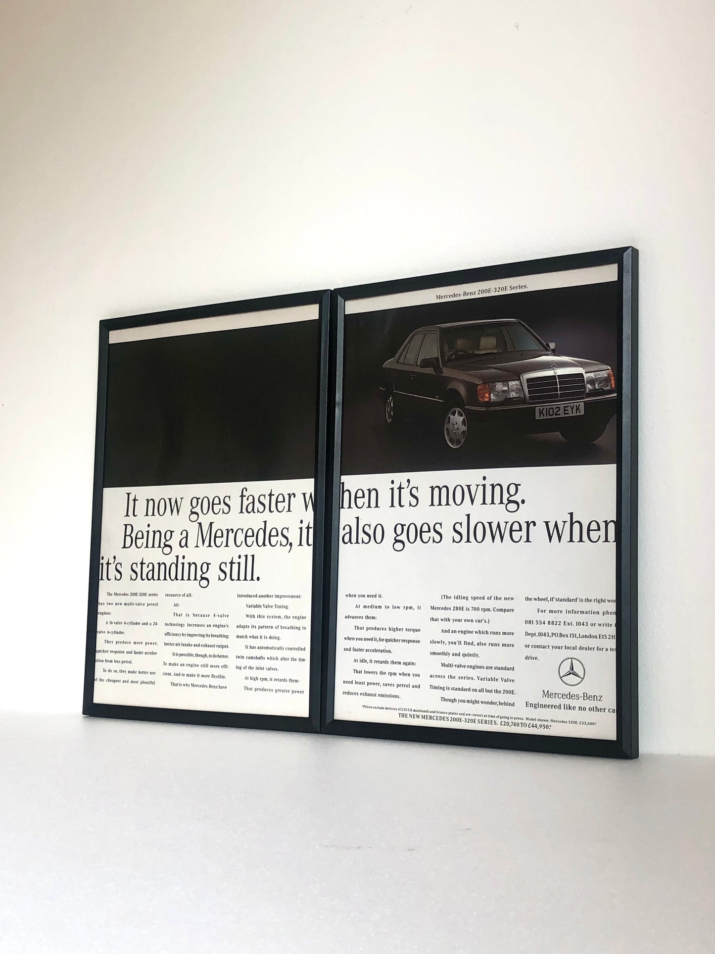Original Vintage Mercedes-Benz 200E-320E Series Advert - 1992