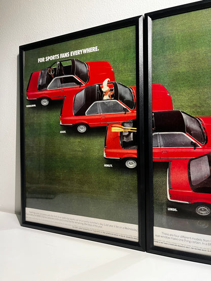 Original BMW E30-3 Series Cabriolet Advert - 1984