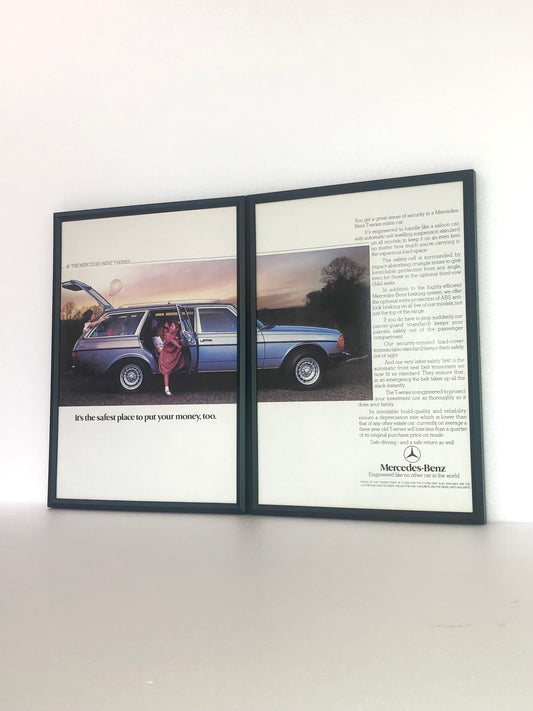Original Mercedes T Series Estate Advert - 1980
