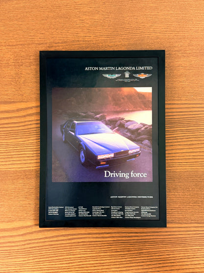 Original Aston Martin Advert - 1980s