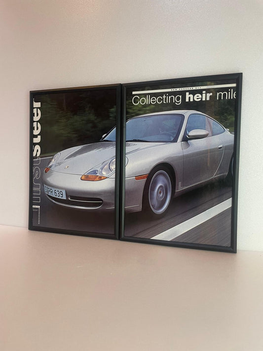 Original Rare Porsche 911 Poster - 1997