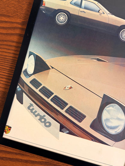 Original Porsche 924 Turbo Advert - 1980s