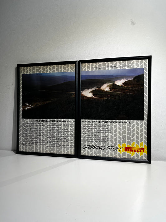 Original Pirelli Rally Advert - 1980s