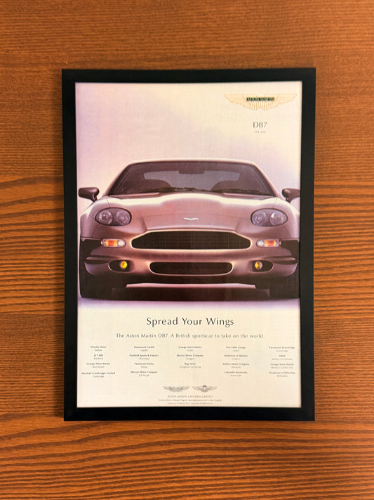 Original Aston Martin DB7 Advert - 1990s