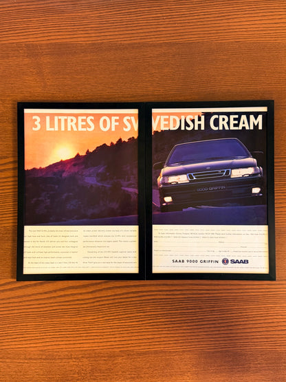 Original Saab 9000 “Swedish cream” Advert - 1990’s