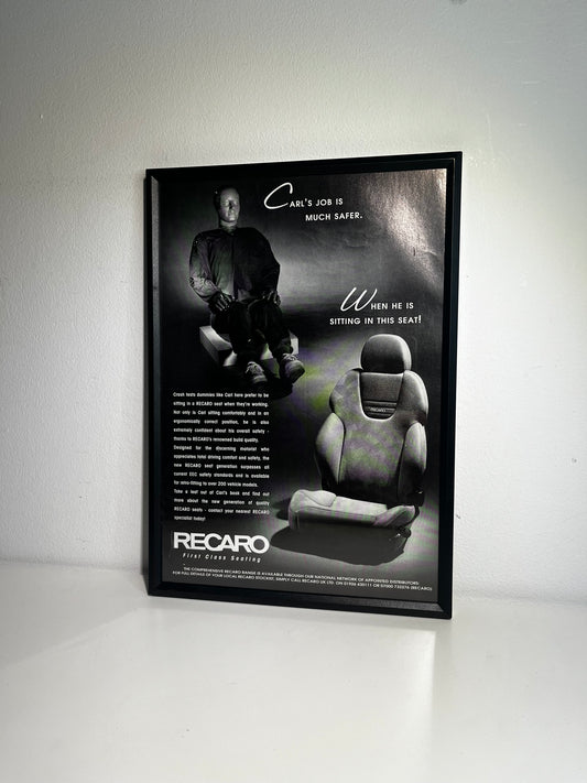 Original Recaro Seat Advert  - 1990s