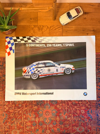Rare Original BMW E36 Motorsport International A1 Poster