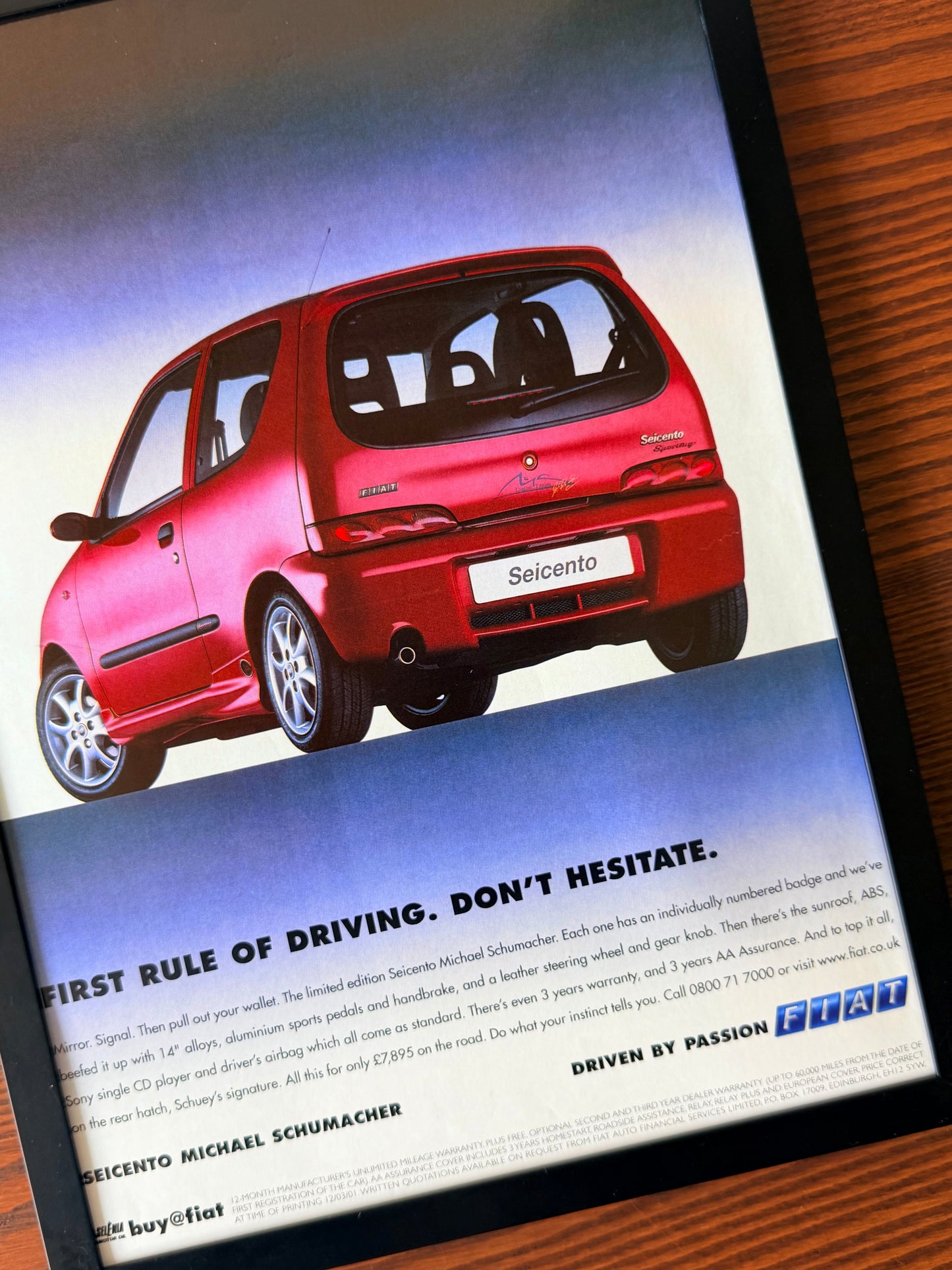Original Fiat Seicento Advert - 1990s