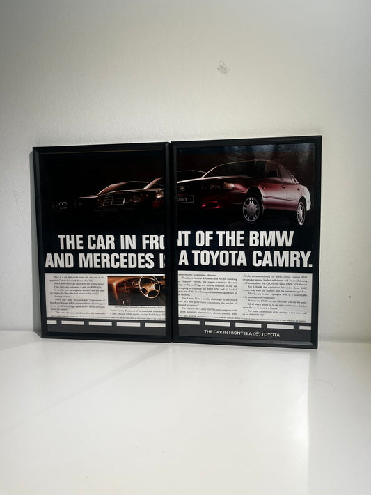Original Toyota Camry vs BMW Advert  - 1990s