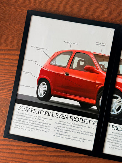 Original Vauxhall Corsa GSi Advert - 1990s